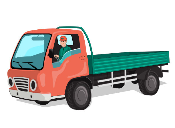 卡车和司机图片下载