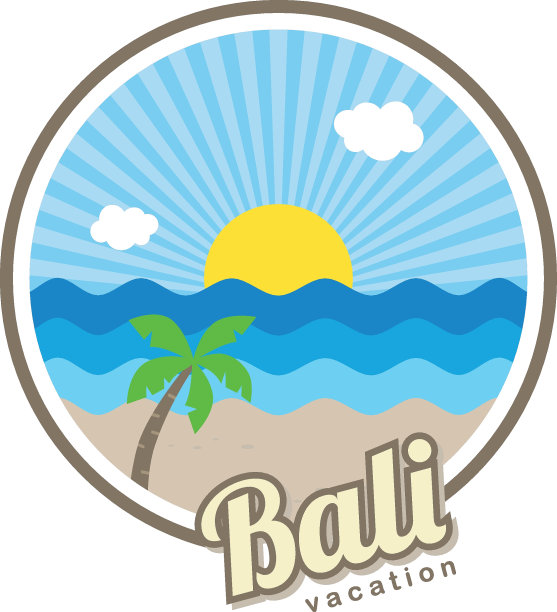 海滩时间热带岛屿巴厘岛暑假图片下载