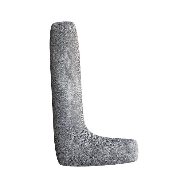 欢乐儿童陶土字体。字母L。图片下载