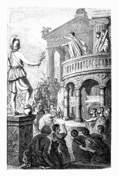 马库斯·图利乌斯对罗马人民的演讲图片下载