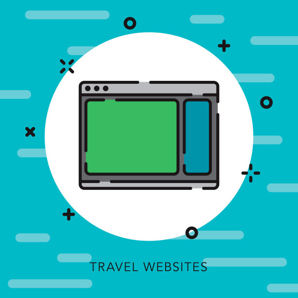 网站打开大纲旅游图标图片下载