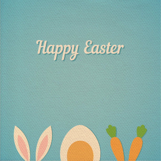 矢量复活节快乐卡片背景图片下载