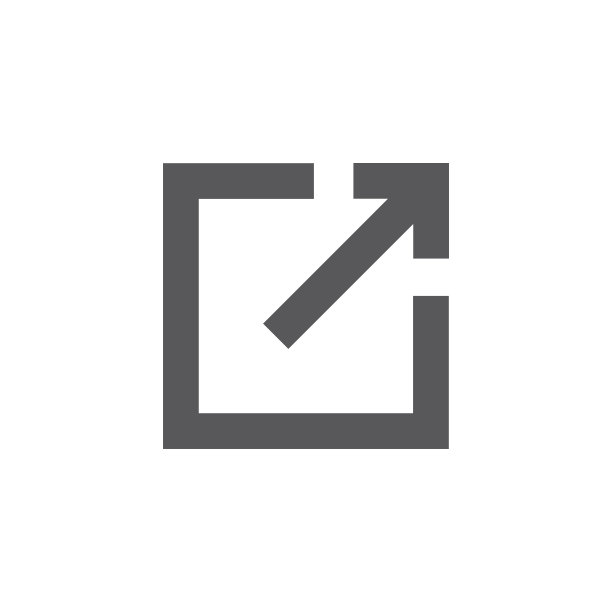 外部链接图标与箭头和框离开网站图片下载