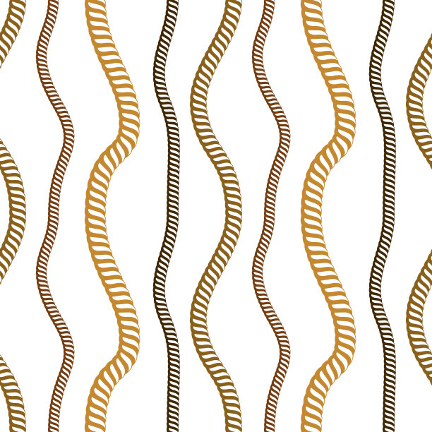 无缝航海绳索模式向量。无尽的海军蓝插图与环线装饰。极简简单的线绳时尚的插图。可用于织物，墙纸，包装，网和印刷。素材图片