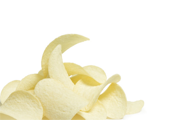 白色背景上的芯片图片下载