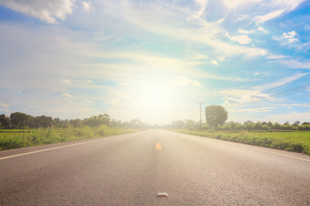 泰国的乡村道路图片下载