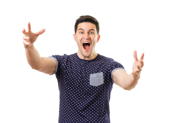 年轻人的手势图片下载