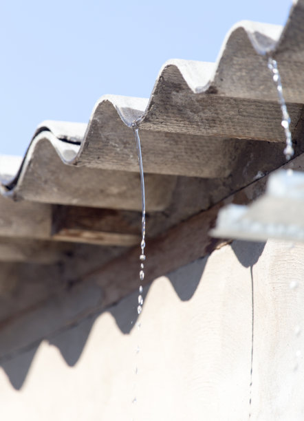 屋顶上的水图片下载