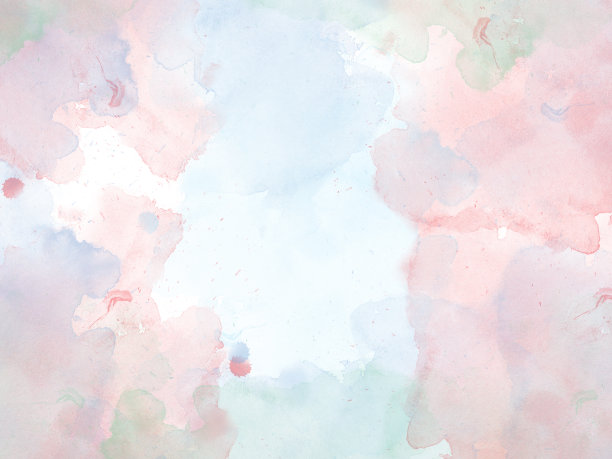 抽象美丽的彩色水彩画背景，彩色笔刷背景。图片下载