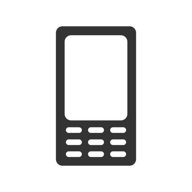 iphone风格的智能手机图标。手机象形图在时尚的平面风格孤立在白色的背景。电话符号为您的网站设计，标志，应用程序，UI。向量插图,EPS10。图片下载