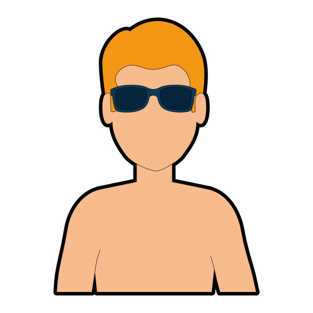 年轻人赤膊性格图片下载