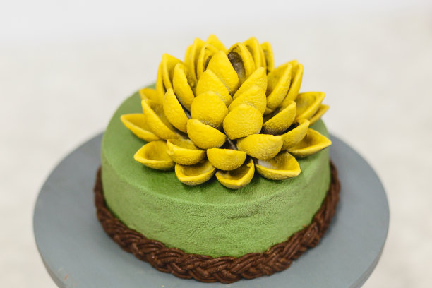 花形状的蛋糕图片下载