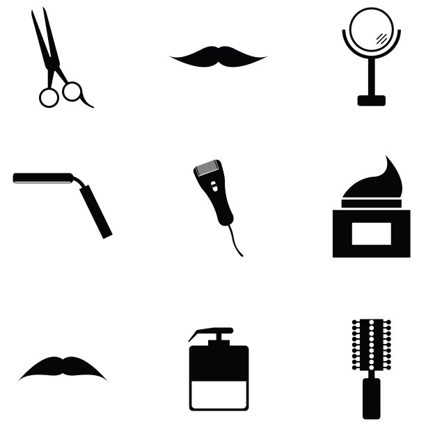 理发师图标设置图片下载