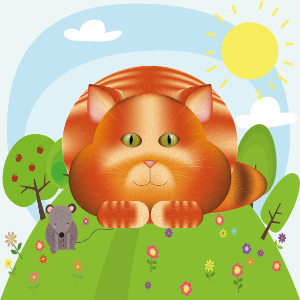 猫和老鼠是卡通人物图片下载