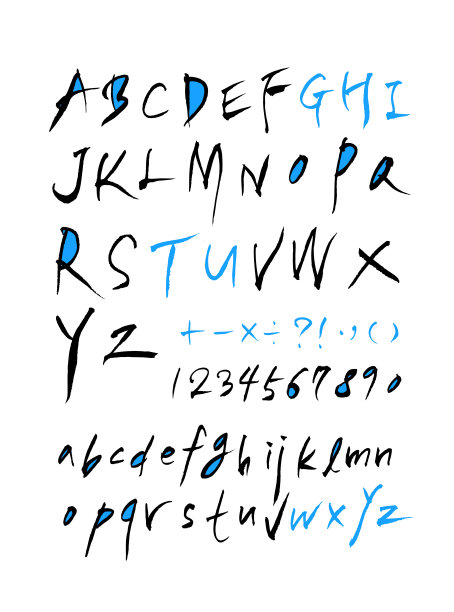 矢量字体图片下载