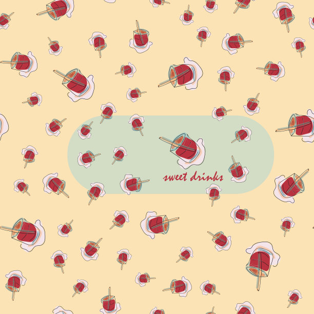 饮品矢量图图片下载