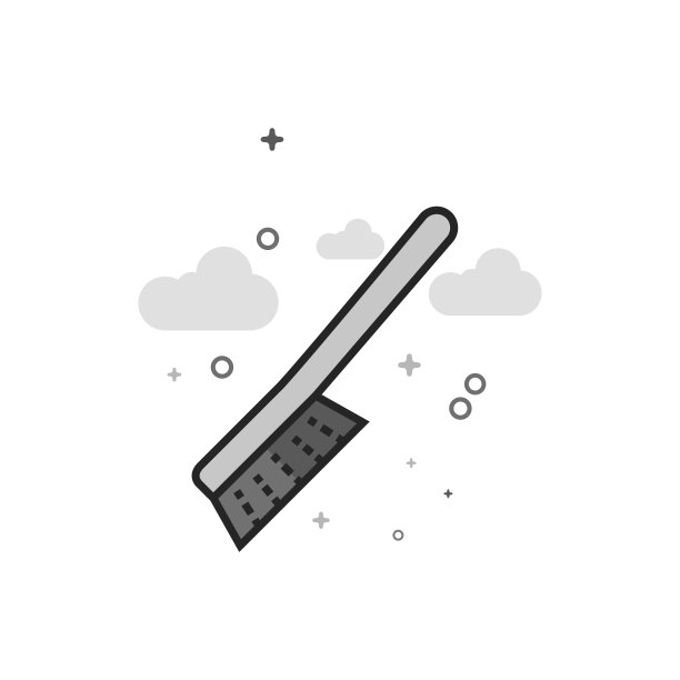 平灰度图标-笔刷图片下载