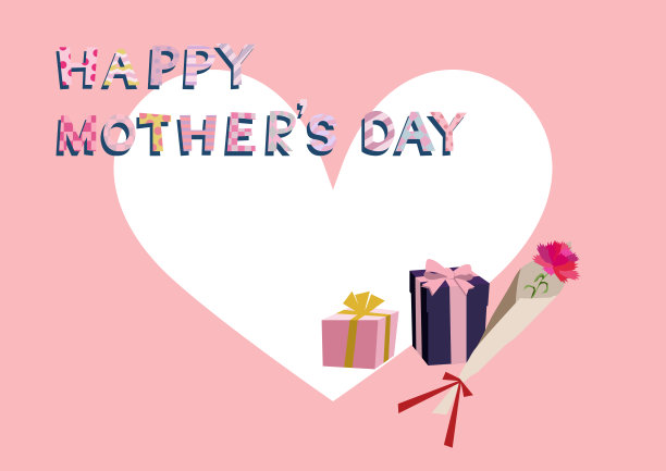 母亲节卡片。矢量插图素材收集。快乐的母亲节。消息的名片。母亲节贺卡。材料收集。矢量艺术材料收集。母亲节的剪贴画。图片下载