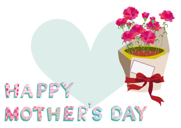 母亲节卡片。矢量插图素材收集。快乐的母亲节。消息的名片。母亲节贺卡。材料收集。矢量艺术材料收集。母亲节的剪贴画。图片下载