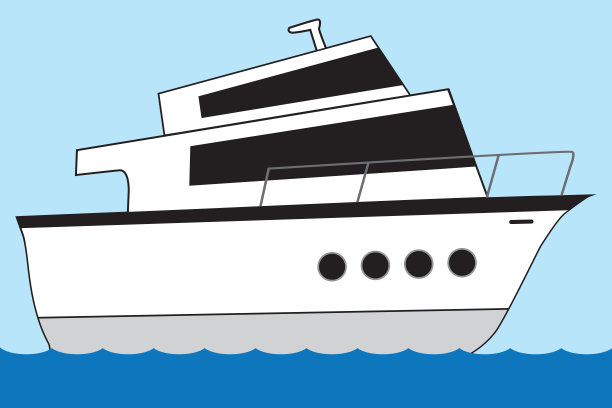 卡通游艇图片下载