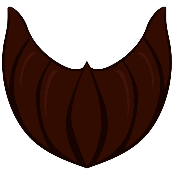 卡通偶像海报胡子，海狸，大胡子男人父亲节。图片下载