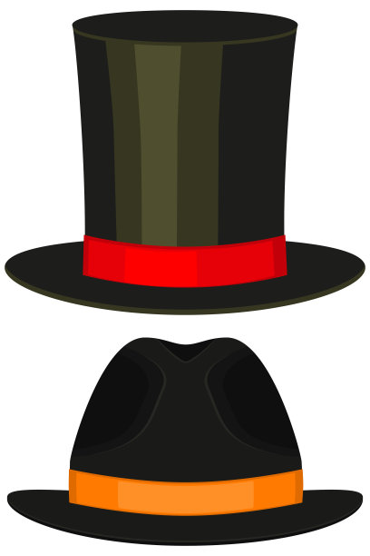 卡通偶像海报男子爸爸爸爸天高帽子帽子彩色套装。图片下载