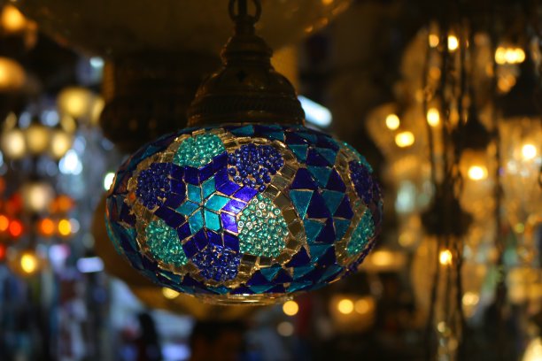 彩色的灯图片下载