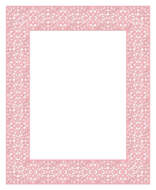 装饰的粉色框图片下载