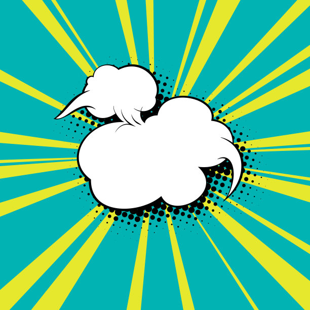 语音气泡在复古背景图片下载