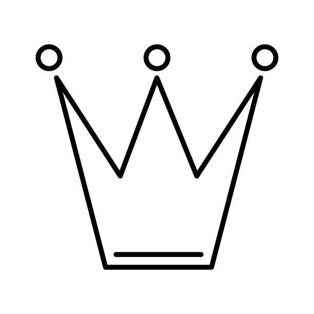 皇冠图标在流行的平面风格孤立的白色背景。皇冠符号为您的网站设计，，应用程序，UI。向量插图,EPS10。图片下载