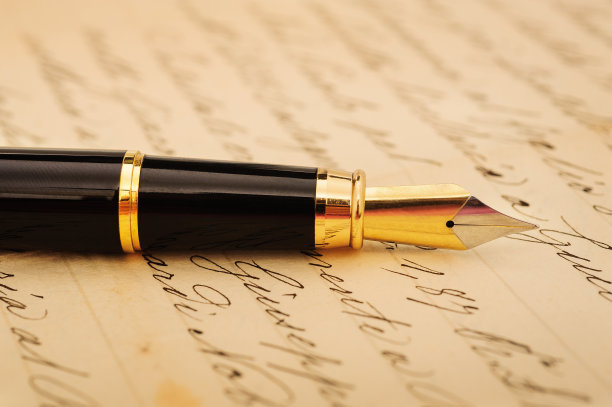 钢笔在信上图片下载