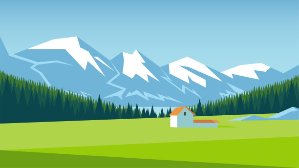 山和森林图片下载