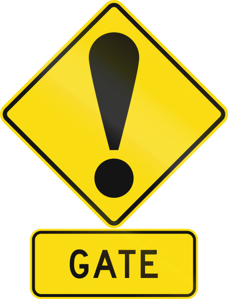 路标装配在新西兰-门图片下载