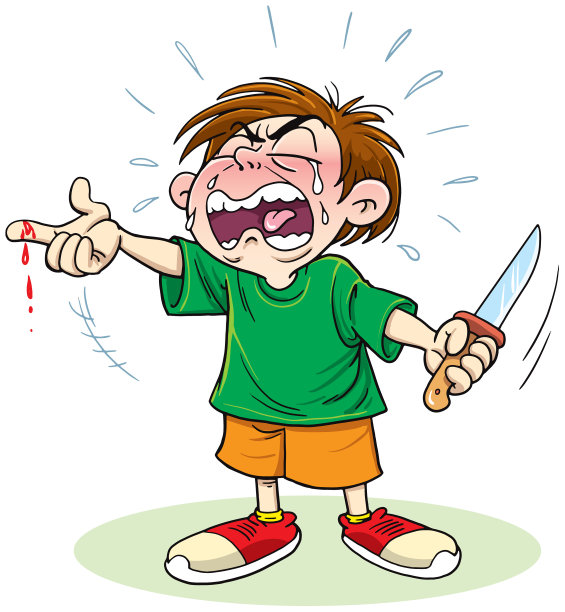 儿童刀伤图片下载