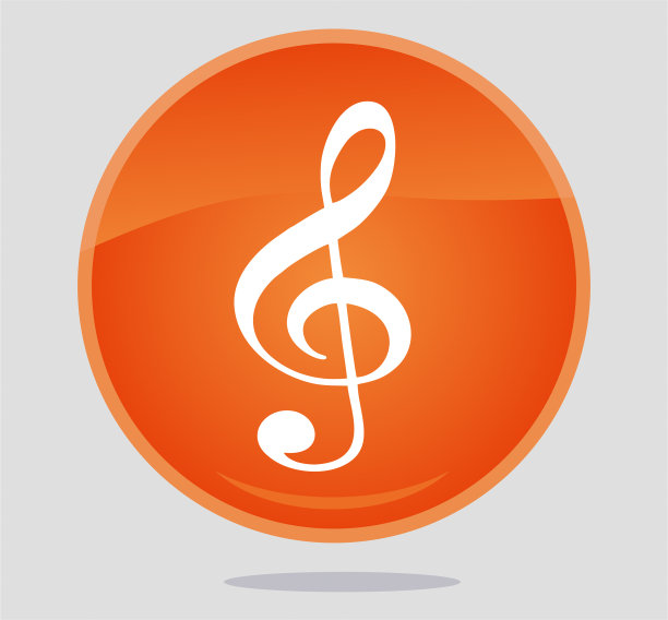 高音谱号图标图片下载