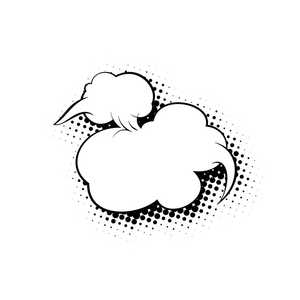 语音气泡孤立在白色图片下载