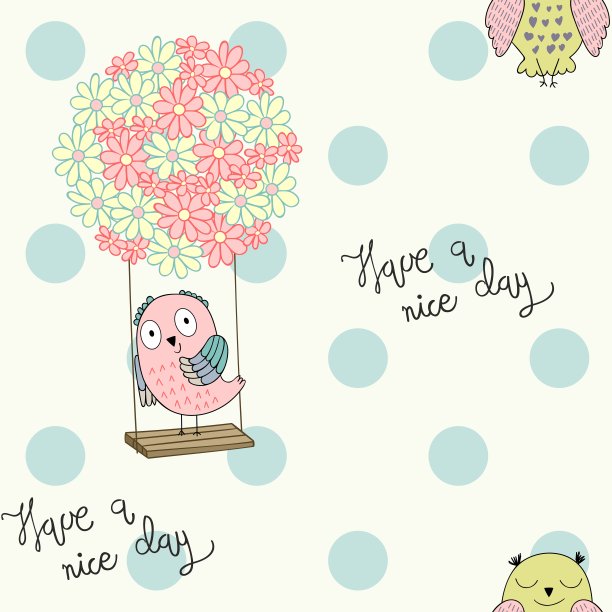 矢量动画猫头鹰图片下载