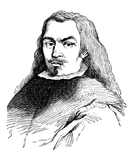 古董插图:肖像Bartolomé Esteban Murillo图片下载