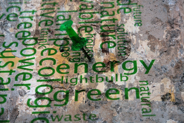 推动销绿色能源概念图片下载