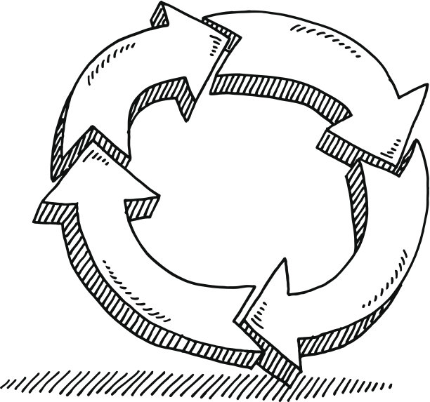 循环箭头画图片下载