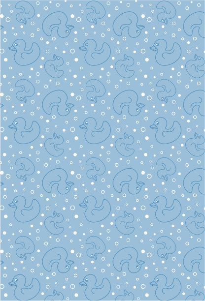 水橡胶鸭&泡沫重复图案图片下载