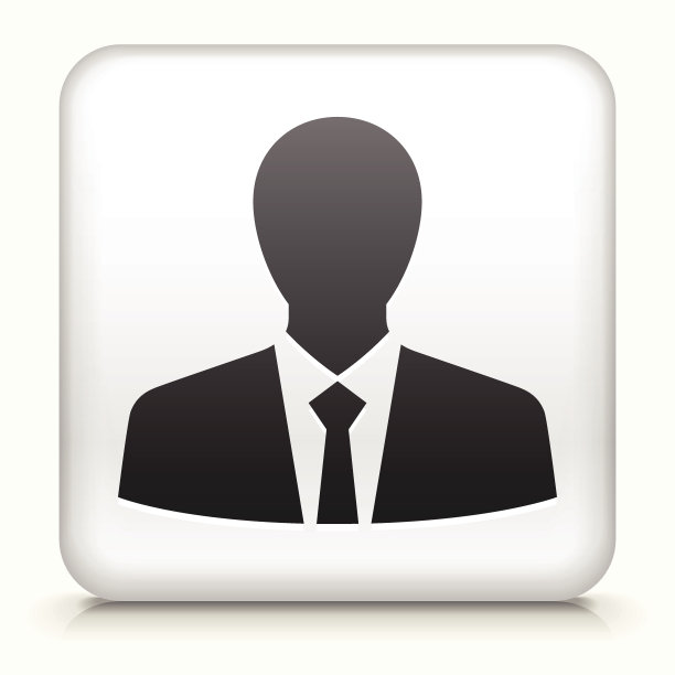带有商人界面图标的方形按钮图片下载