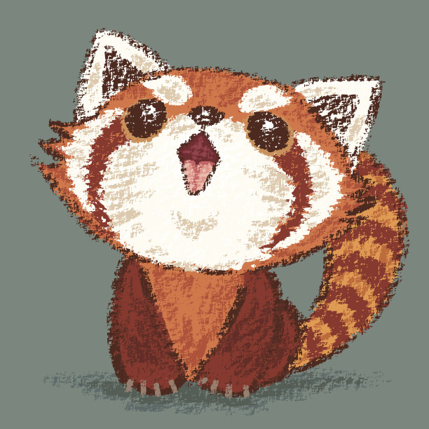 红熊猫快乐图片下载