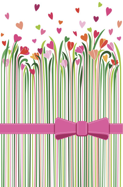 抽象的心形花束图片下载