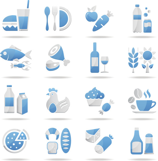 食物和饮料-图标设置图片下载