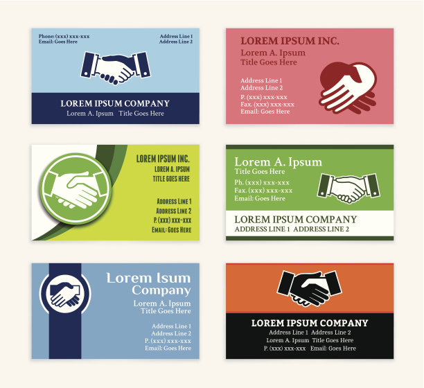 律师与律师的名片与握手图片下载