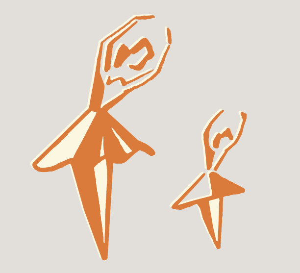 两个芭蕾舞演员图片下载