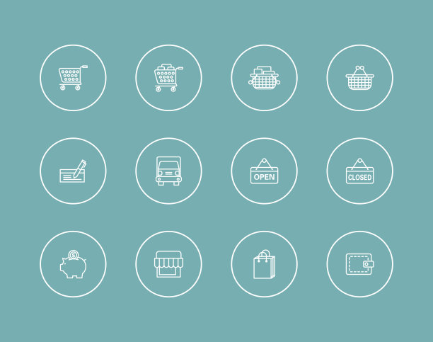 购物的图标图片下载