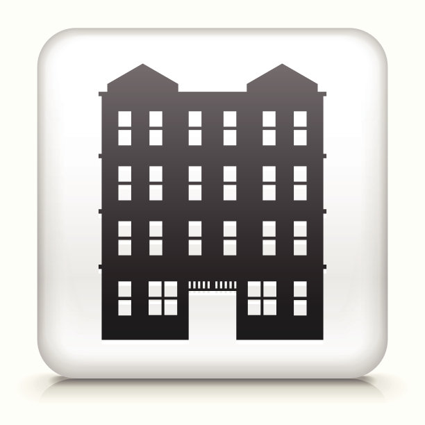 免版税建筑矢量图标按钮图片下载