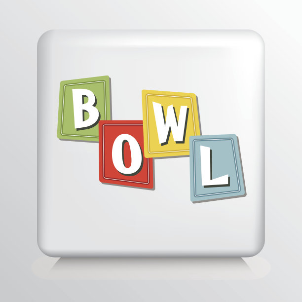 保龄球白色图标与阴影图片下载